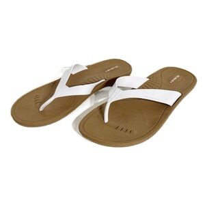 Okabashi Breeze Flip Flop Thong Sandal Contoured Footbed Arch Support Waterproof